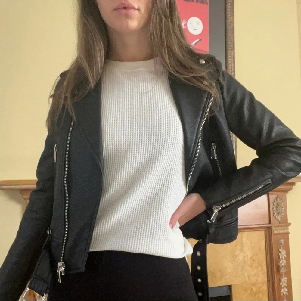 Zara leather jacket - Picture 5 of 6